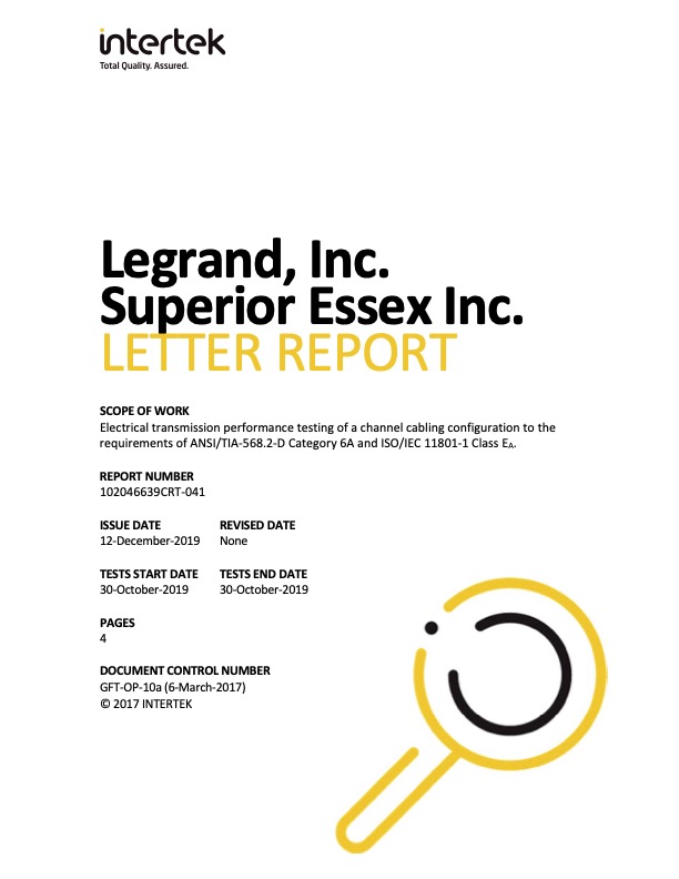 CAT 6A+ FUTP 4 CONNECTOR 100M