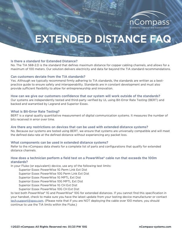 Extended Distance FAQ 3.8